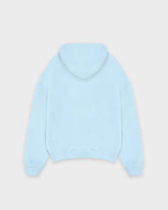 Sudaderas con capucha azul cielo personalizadas, de mezcla de algodón grueso, estilo oversize, para streetwear, marca privada, OEM, ODM - Product Image 5