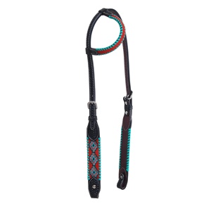 หูฟังแบบสวมหัวแบบตะวันตกหนังแท้ Made100 % อุปกรณ์เสริมสำหรับหู - Product Image 3