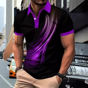 Camiseta de Verano 2026 para Hombre, Diseño 3D, Manga Corta, Estilo Casual Urbano, Transpirable, 100% Algodón, Alta Demanda - Product Image 4