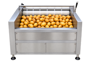 Machine à éplucher les légumes de type brosse LEENOVA, motorisée, automatique, pour pommes de terre, manioc, oignons, gingembre, carottes, 220V, 170KG, 20kg/h - Product Image 4