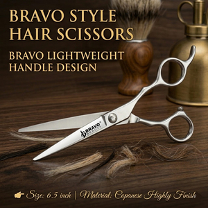 Precision Hair Cutting Scissors Professional <b>Barber</b> Shears Stainless Steel Salon Styling Tool High Hardness Razor Blade Pack <b>Set</b> - Product Image 1