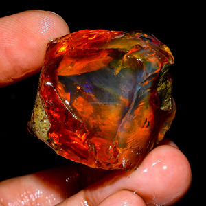 Classic Top Grade Quality 100% Natural Welo Fire Ethiopian <b>Opal</b> Fancy Oil Rough Loose Gemstone For Making Jewelry Item - Product Image 1