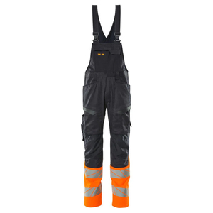 Reinforced Industrial Bib Workwear Heavy Duty Workwear Bib Pants Adjustable Industrial Work Bib <b>Overalls</b> - Product Image 1