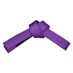 เข็มขัดคาราเต้สีม่วง ทนทาน สำหรับผู้ใหญ่ ใช้ในศิลปะการต่อสู้ - Product Image 5