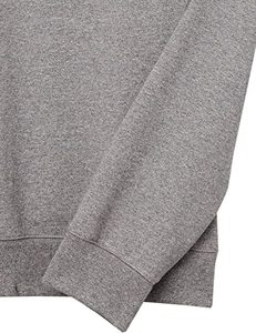 Sudadera Unisex Gris de Cuello Redondo, Corte Regular, Tejido de Algodón, Color Sólido, Estilo Casual para Otoño - Product Image 3