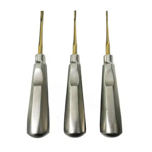 Juego de Elevadores Dentales Manuales Reutilizables de Acero Inoxidable para Uso Clínico Profesional - Product Image 1