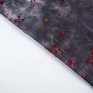 เสื้อยืดผู้ชายสีดำเทาพิมพ์ลายไทได สไตล์ลำลอง สตรีทแวร์ แขนสั้น ระบายอากาศได้ดี เสื้อผ้าฝ้ายสำหรับฤดูร้อน - Product Image 3