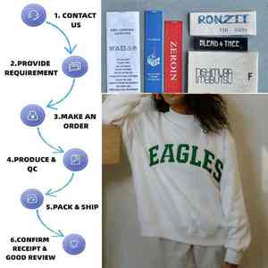 Sudadera personalizada de invierno para mujer, estilo universitario, con cuello simulado, estampado de letras de los Eagles, para el día del partido de los Go Birds - Product Image 2