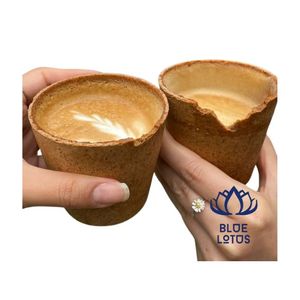 HOT SELLING Edible <b>Waffle</b> Cup Eco Friendly Wafer <b>Cone</b> Cup For Cereal Drink And Dessert Shop From Vietnam Sustainable Zero Waste - Product Image 1