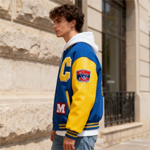 Nuevos Uniformes de Béisbol de Alta Calidad, Chaqueta Letterman Combinable con Todo, Informal, Transpirable, de Talla Grande, de Algodón Tejido, Productos AFAN, Chaqueta para Hombre - Product Image 3