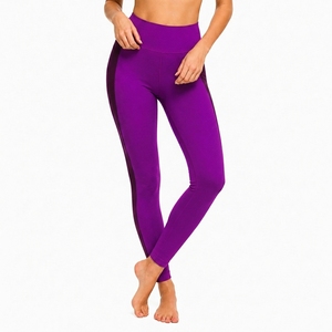 High Waist Knitted Eco-Friendly Yoga <b>Leggings</b> Breathable Stretch <b>Workout</b> Tights Quick Dry Full Length 180g <b>Pockets</b> Activewear - Product Image 4