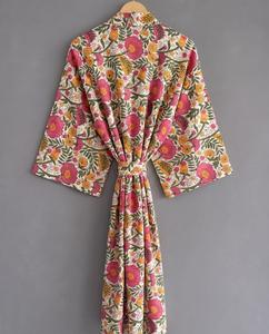 Robe d'été ample à manches longues pour femmes, légère et respirante, à fleurs, décontractée, pour la plage, les fêtes et le quotidien - Product Image 4