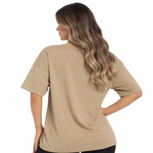 ZZH YF948 Women's Summer <b>T</b>-<b>shirt</b> Breathable Canvas <b>Rainbow</b> & Dot Print Logo Detail Versatile Top Limited Time Special Offer - Product Image 4