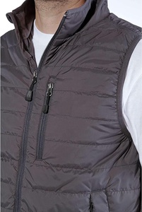 Gilet matelassé personnalisé pour homme – Hiver 2026 – Excellent modèle sans manches en polyester, chaud, respirant, avec col montant – Le meilleur de la collection personnalisée - Product Image 2