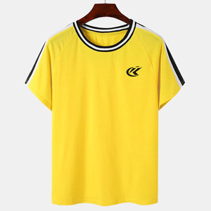 บริการ OEM เสื้อยืดผู้ชายสั่งทำพิเศษ โพลีเอสเตอร์/คอตตอน เป็นมิตรกับสิ่งแวดล้อม ระบายอากาศได้ดี ทรงหลวม ราคาโรงงาน แห้งเร็ว - Product Image 1