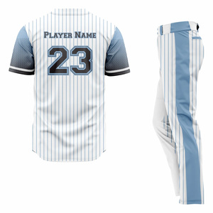 Ensemble d'uniformes de baseball en gros, logo personnalisé, maillot et pantalon de haute qualité pour équipes professionnelles, uniforme d'équipe de baseball personnalisé - Product Image 2