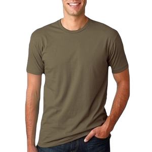 Nueva última camiseta de moda para hombre de manga corta de color sólido Casual al por mayor OEM superventas logotipo personalizado de alta calidad - Product Image 2