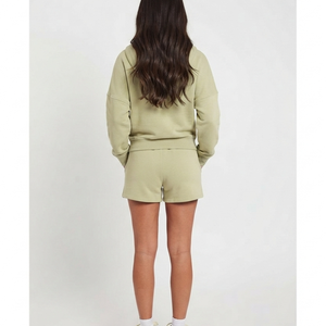 Sudadera Corta Personalizada para Mujer, Sudadera Casual con Cremallera y Mangas Largas para Mujer - Product Image 2