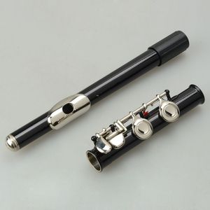 Flauto in Legno con Fori Aperti per Banda Concertistica, Colore Nero - Product Image 6