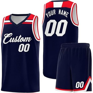 Custom <b>Basketball</b> Jersey Uniform Set Quick Dry Polyester Name Number Logo Print Sleeveless Sports Kit - Product Image 1