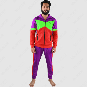 Chándal de Diseño Profesional con Paneles |   100% Algodón Crudo |   Ropa de Moda con Corte y Confección |   Fabricante Directo de Sialkot, Pakistán 2026 - Product Image 1
