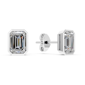 Pendientes de Plata 925 con Diamantes de Laboratorio, Certificados por IGI, RJC, ODM, OEM, Fabricante de Joyería Fina Ética, Venta al por Mayor EA502064 - Product Image 2