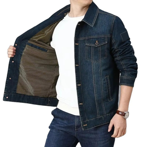 Winter 2026 New Style Men's <b>Denim</b> <b>Jackets</b> Casual Style Fashion <b>Denim</b> <b>Jacket</b> for Men Solid Color - Product Image 2