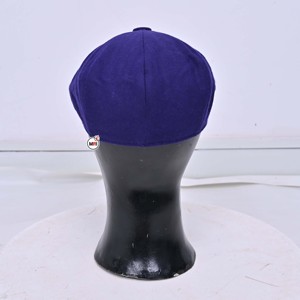 <b>Purple</b> Fisherman Wool Cap With Button Decoration Unisex Fitted Solid Color Casual Style for Adults with Custom Logo Design - Product Image 4