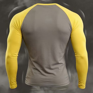 T-shirt de fitness pour homme été 2026, T-shirt de compression, T-shirt moulant adapté à toutes les saisons - Product Image 1