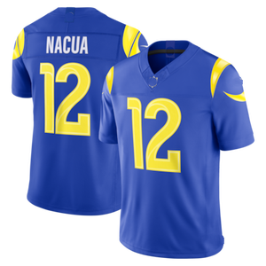 เสื้อฟุตบอลอเมริกันขายส่ง แบบกำหนดเอง ผ้าโพลีเอสเตอร์ 100% ระบายอากาศได้ดี ชุดกีฬาตาข่ายเย็บโลโก้คุณภาพสูง - Product Image 4