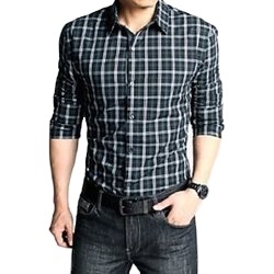 เสื้อเชิ้ตแขนยาวลายสก็อตผ้าแฟลนเนลสำหรับผู้ชาย ติดกระดุม พิมพ์ลายดิจิทัล สวมใส่สบายในฤดูหนาว รับสกรีนโลโก้ ไซส์ XL - Product Image 5