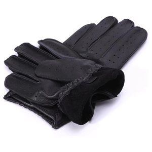 Guantes de Conducción de Cuero para Hombre con Logotipo Personalizado, de Alta Calidad, Ecológicos, Térmicos, Transpirables, con Pantalla Táctil, Estilo Retro para las Cuatro Estaciones - Product Image 4