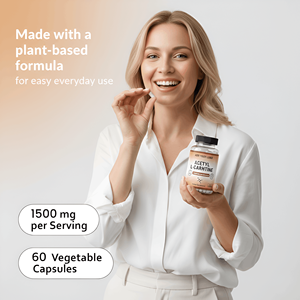 Cápsulas de Acetil L-Carnitina en Venta, 1500 mg por Porción, Suplemento Dietético, Cápsulas Vegetales, Marca Privada y Suministro al por Mayor - Product Image 4