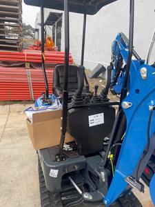 Excavadora R10 con control frontal, cilindro hidráulico, brazo telescópico, brazo giratorio, pulgar/basculante, tipo oruga, motor principal y PLC - Product Image 2