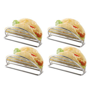 Soporte para Tacos Bold Blossom, Bandeja para Tacos, Apto para Parrilla y Lavavajillas, Soporte para Tacos de Acero Inoxidable - Product Image 1