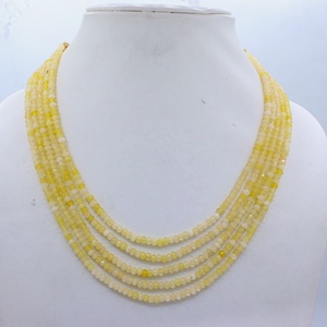 Cuentas Sueltas Facetadas de Cuarzo Amarillo Natural al por Mayor, Paquete de 5 Hilos, Memoria Jewels - Product Image 1