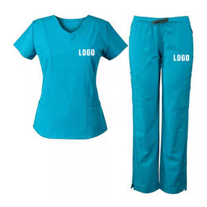 Uniformes de Hospital de Tela Tejida Ligera y Ecológica de la Mejor Calidad 100% para Médicos y Enfermeras, con Detección de Agujas, Perfectamente Confeccionados - Product Image 4