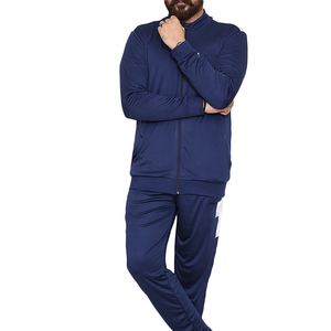 Conjunto Deportivo Negro para Hombre, Sudadera con Capucha y Cierre Completo, Pantalones Deportivos Casuales, Ropa Deportiva de Otoño, 100% Poliéster Tejido Transpirable, Cuello Alto - Product Image 2