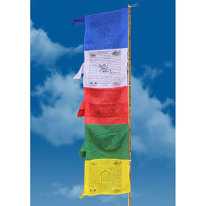 Bandera de Plumas para Exteriores con Patrón Espiral Colorido, Diseño Geométrico Impreso Digitalmente en Morado, Azul, Rojo, Amarillo y Verde - Product Image 5