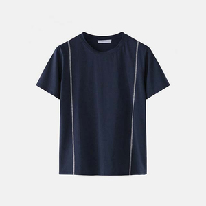 Summer New Men's Shorts <b>Sets</b> Short Sleeve T-Shirt Solid Tracksuit <b>Set</b> Terry Fabric Quick Dry 2-Piece Clothing - Product Image 4