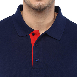 เสื้อโปโลออกกำลังกายผู้ชาย ผลิตโดยตรงจากโรงงาน รับทำโลโก้ตามสั่ง ผ้าฝ้าย 100% แห้งเร็ว เหมาะสำหรับกอล์ฟ ทรงโอเวอร์ไซส์ เทคนิคพัฟฟ์ ขายส่ง - Product Image 6