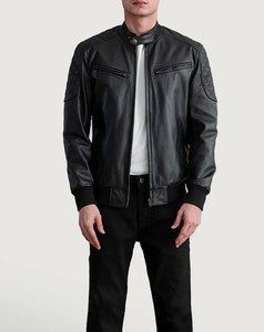 Dernier style, best-seller, vestes en cuir pour hommes à col montant, fabriquées au Pakistan, prix de gros, faible MOQ - Product Image 1