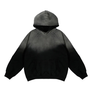 เสื้อฮู้ดดี้ลำลองเนื้อนุ่มระบายอากาศดี ซักแบบ Acid Wash ผลิตโดย OEM ผ้าฝ้าย 100% ทรงโอเวอร์ไซส์ สไตล์สตรีทแวร์ สตรีทสไตล์  ขั้นต่ำในการสั่งซื้อน้อย ราคาขายส่ง - Product Image 6