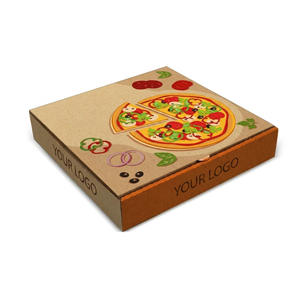Cajas de Pizza Desechables de Cartón Corrugado de 2 mm Personalizadas, Impresión Flexográfica, Embalaje de Grado Alimenticio, Suministro al por Mayor OEM, Exportación - Product Image 5
