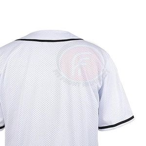 Jersey de Béisbol Corto de Alta Calidad, Precio Imbatible, MOQ Bajo, 100% Poliéster, Tejido Transpirable de Secado Rápido, Ideal para Entrenamiento en Equipo - Product Image 4