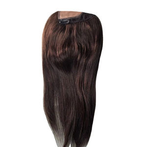 ท็อปเปอร์ผมแท้สำหรับผู้หญิง ยี่ห้ออินเดียนเรมี่ รุ่นท็อปเปอร์วิก  แบบยาคิ เจอร์รี่เคิร์ล บอดี้เวฟ เดรดล็อคส์ ดีฟเวฟ  ยี่ห้อ Taz Hair BD Hair Extension - Product Image 1