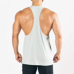 Custom Breathable Basic Plus Size Cut Off <b>Singlet</b> <b>Running</b> Muscle Athletic Workout Sport Fitness Gym Men's Tank Tops - Product Image 3