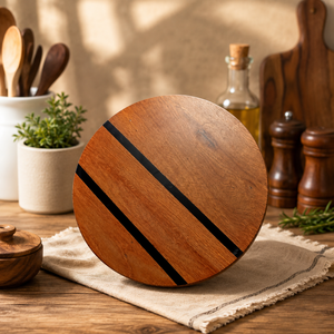 Rodillo de Masa de Madera Chakla Belan de Falah International, Tabla para Repostería Hecha a Mano, Ecológica, Herramienta de Repostería Premium - Product Image 1