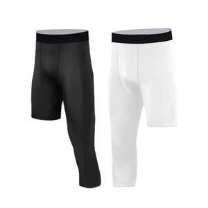 Leggings Deportivos de Compresión para Hombre OEM, Cintura Elástica, Pantalones Deportivos para Gimnasio, Entrenamiento, Running y Fitness - Product Image 3