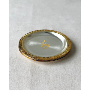 Classic Metal Coaster with Smooth Bottom Protective for Tables <b>Scratches</b> Heat Moisture Damage Maintaining Furniture Longevity - Product Image 5